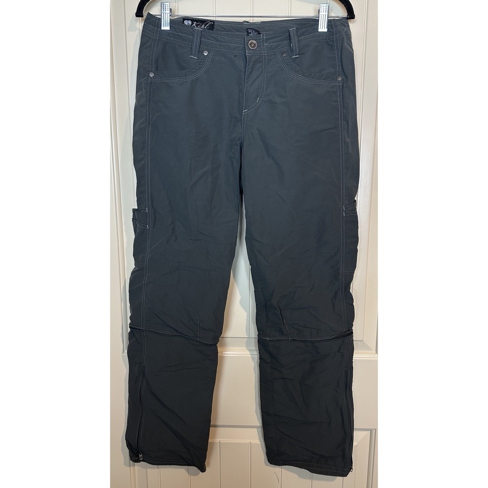 Kuhl Womens Sz 8 Convertible Zip Off Hiking Outdoor Pants active